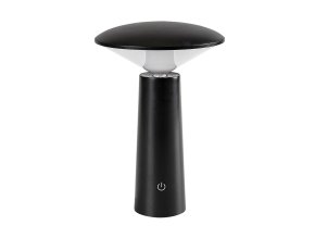 136419 cerna led zahradni nabijeci lampa polperro 3w