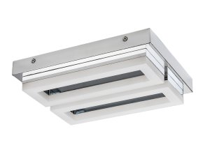 136317 chromove stropni led svitidlo blas 230x300mm 24w ip44