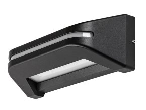 136338 cerne fasadni led svitidlo kobarid 20w ip54