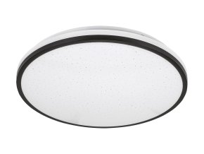136278 cerne stropni led svitidlo slava 330mm 18w ip44