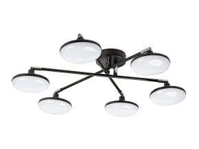 135993 cerne stropni led svitidlo madi 570mm 24w