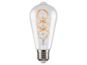 136854 smart wifi rgbw led zarovka filament st64 4w e27