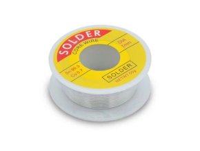 137868 bezolovnaty cinovy pajeci drat s tavidlem 1 0mm 50g