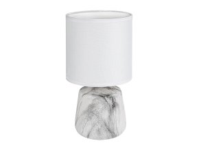 138057 bila stolni lampa nalisa pro zarovku e14