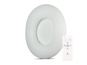 138333 bile stropni nastenne led svitidlo 460mm 45w cct s do