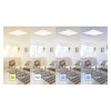 115059 6 cct csatlakoztatott led panel 600x600mm távirányítóval
