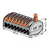 WAGO típusú csatlakozó 8x2,5