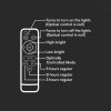 Napelemes LED-reflektor, 30W, távirányítással