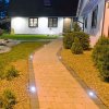 Gömbölyű taposólámpa GU10 LED-égőhöz, IP67