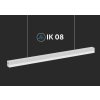 Fehér LED lineáris lámpatest, 40W