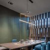 Fekete LED lineáris lámpatest, 40W