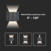 129003 3 cerne fasadni led svitidlo kulate 5w ip65