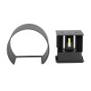 129003 5 cerne fasadni led svitidlo kulate 5w ip65