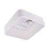 SMART TUYA Fehér mennyezeti LED-lámpa, négyzet, 300x300mm, 24W, CCT, távirányítóval