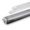 Fénycsőtest, 120cm, IP65 + 2x LED-fénycső, 18W, Economy, 5db-os csomagolás