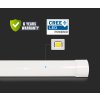 LED fénycső armatúra 116,6cm 40W 120lm/W
