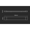 LED-fénycsöves lámpatest, 120cm, 40W, 120lm/W