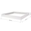 Fehér süllyesztett LED panel kerettel 60 x 60cm 16-35W Premium