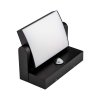 132523 1 cerne fasadni led svitidlo naklopne s pohybovym cidlem 17w ip65