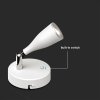 Fehér LED spotlámpa 4,5W kapcsolóval