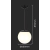 131818 3 cerno opalovy zavesny lustr pro zarovku e27 ip44