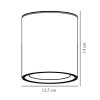 131947 6 bile prisazene koupelnove led svitidlo landon 14 6 5w