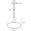 131887 8 zavesny lustr z opaloveho skla alton pro zarovku e27 35cm