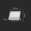 133079 3 rgbw led reflektor 30w s do