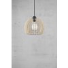 131920 1 dreveny zavesny lustr chino pro zarovku e27 30cm