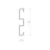 133368 3 soklovy profil pro led pasky