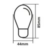 130185 1 led zarovka filament 1w e27 ovalna