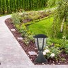 133821 2 cerna zahradni led lampa sorrento 8w ip44 30cm