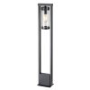 133722 1 cerny zahradni sloupek kolta pro led zarovku e27 80cm