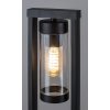 133722 3 cerny zahradni sloupek kolta pro led zarovku e27 80cm