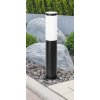 133755 2 cerny zahradni sloupek black torch pro led zarovku e27 45cm