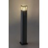 133767 3 cerny zahradni sloupek loanda pro led zarovku e27 65cm