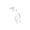 133563 3 cerne fasadni svitidlo s pohybovym cidlem black torch pro led zarovku e27