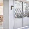 133614 6 antracitove fasadni svitidlo s pohybovym cidlem savano pro led zarovku e27