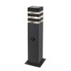133665 1 antracitovy zahradni sloupek s pohybovym cidlem ankara pro led zarovku e27 44cm