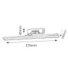133461 2 led svitidlo nad zrcadlo picture slim 12w polohovatelne
