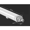133902 5 led prachotesne svitidlo 120cm 36w 120lm w