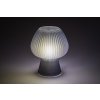 133869 2 cerna stolni lampa vinelle se zebrovanym sklenenym stinitkem pro led zarovku e14