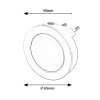 133887 4 kulate led nocni svetlo s pohybovym cidlem pumpkin 0 5w