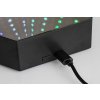 133929 8 cerna led rgb nabijeci lampa jocker 1w s dalkovym ovladanim