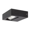 134103 3 cerne fasadni led svitidlo ganges 7w ip65