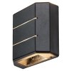 134160 1 cerne fasadni led svitidlo lippa up down 6w ip54