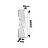 134208 3 cerne fasadni led svitidlo follina 11w ip65