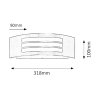 134238 2 chromove fasadni svitidlo roma pro led zarovku e27