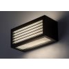 134274 3 cerne fasadni led svitidlo lublin ii 10w ip54
