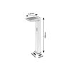 134352 4 cerne zahradni solarni led svitidlo s pohybovym cidlem lasset 4 4w ip54 50cm